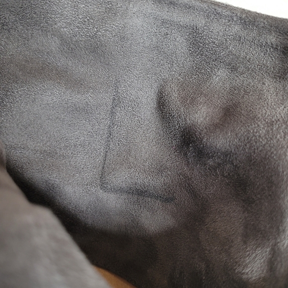 Melrose and Market Gray Faux Suede Over-The-Knee Stacked Heel Boots - Size 9.5 - Picture 16 of 16